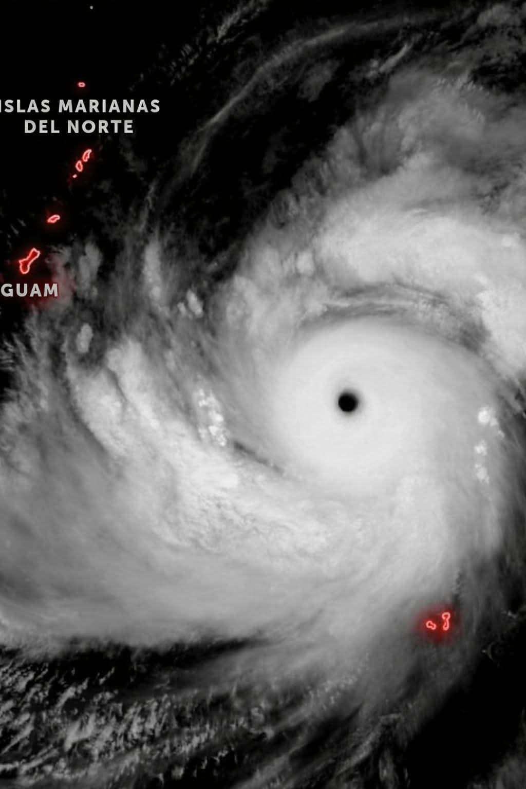Τυφώνας Σινλάκου κατηγορίας 5 απειλεί τα νησιά Μαριάνα στον Ειρηνικό ωκεανό 
