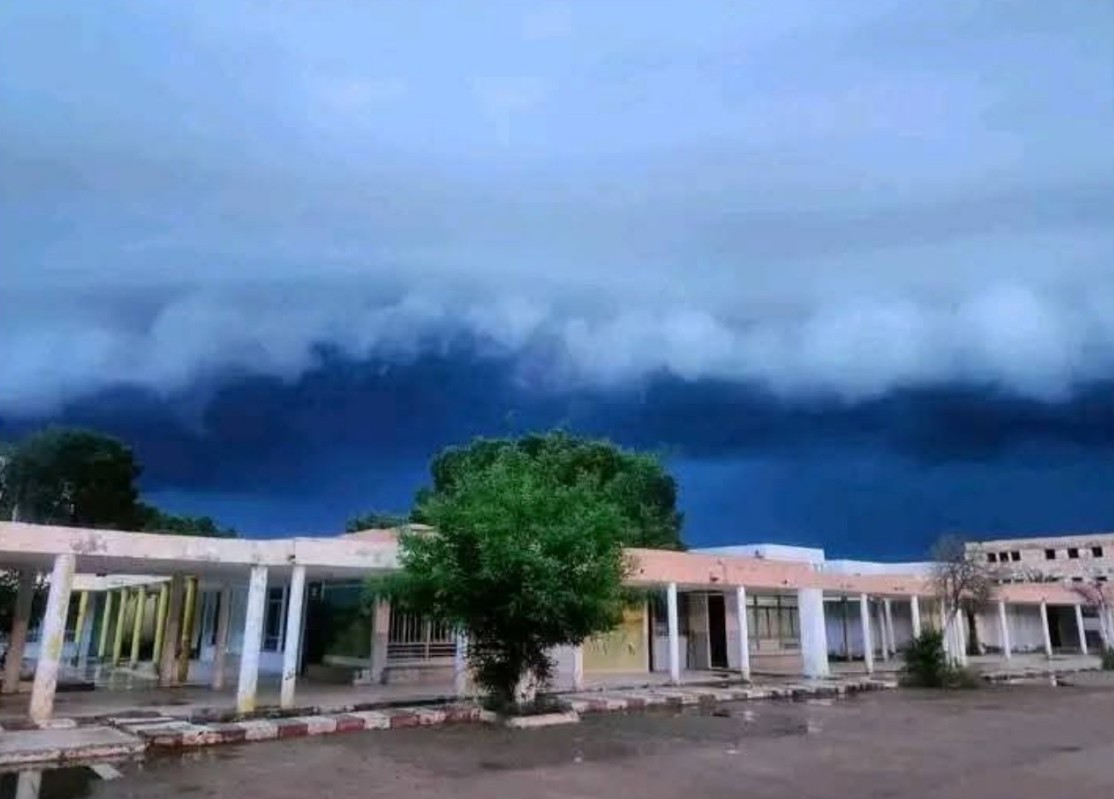 Δυτική Αλγερία: Έντονες χαλαζοπτώσεις άσπρισαν δρόμοους. Προβλήματα στην Ελ Μπαγιάντ 