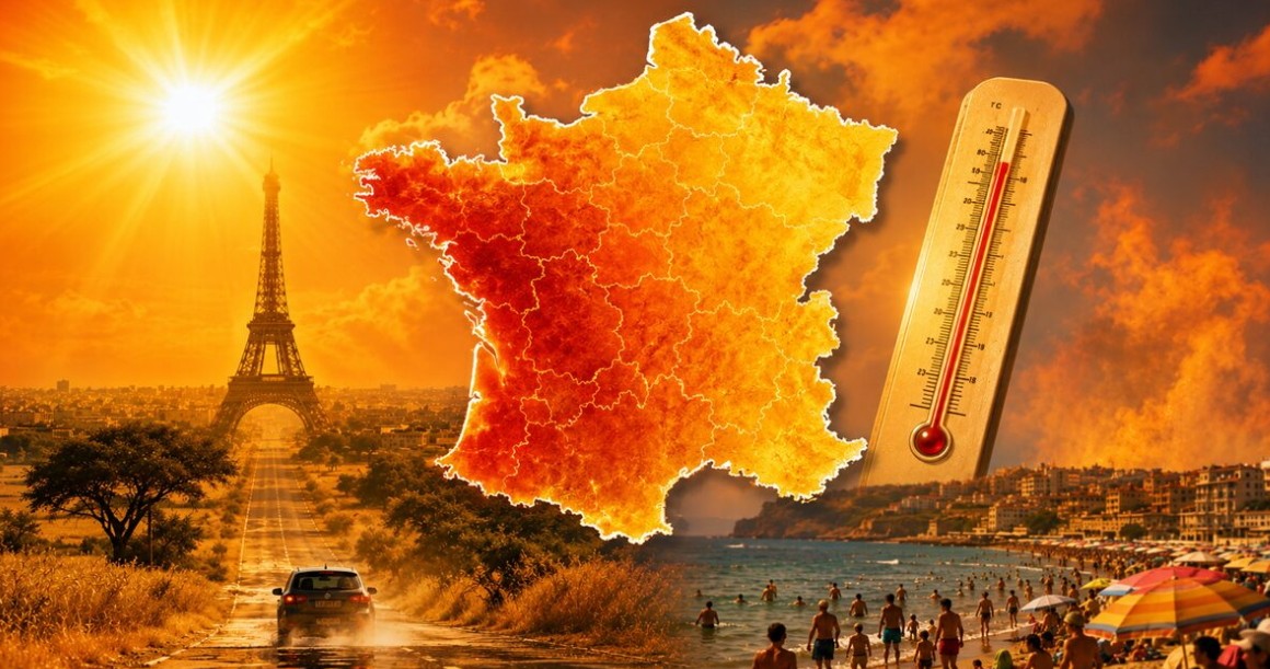 Ιστορικό κύμα καύσωνα στη Γαλλία: +45°C καταγράφηκε στο Ζενάκ Ποντούρ, εκατοντάδες ρεκόρ καταρρίφθηκαν