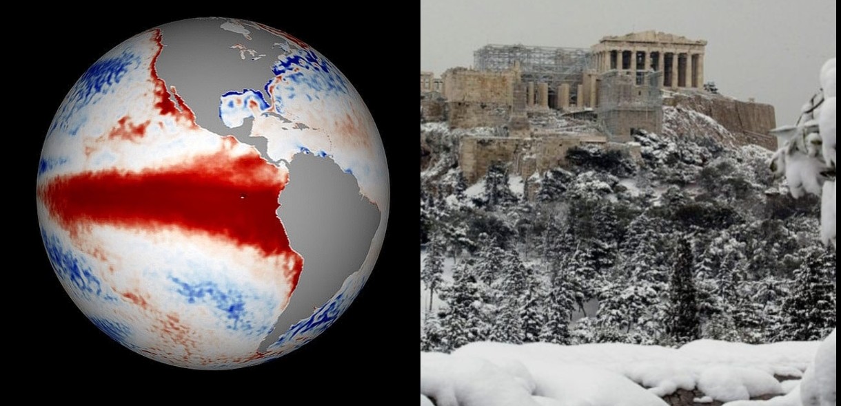 Πολύ ισχυρό El Ninio σημαίνει βαρύς χειμώνας στην Ελλάδα;