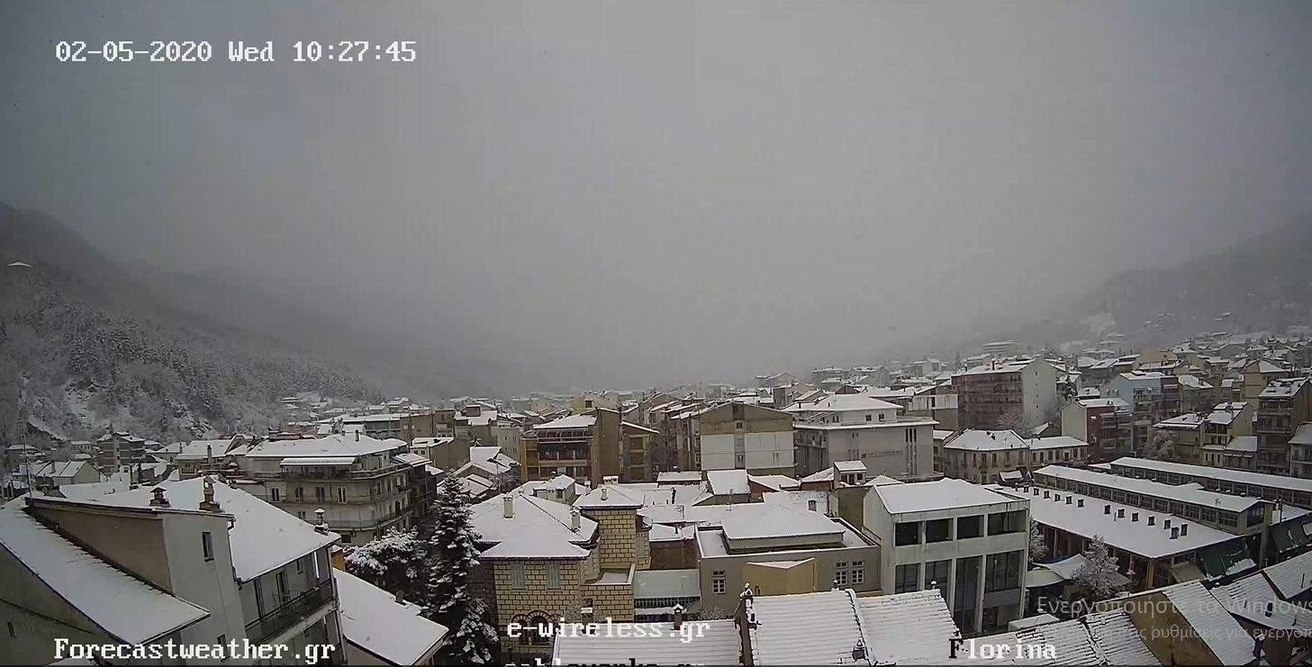 Δείτε που χιονίζει  Live αυτή την ώρα.
