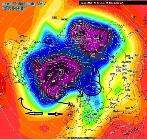 Ανοίγει η πύλη του χειμώνα-Ανάλυση κυκλοφορίας της ατμόσφαιρας.