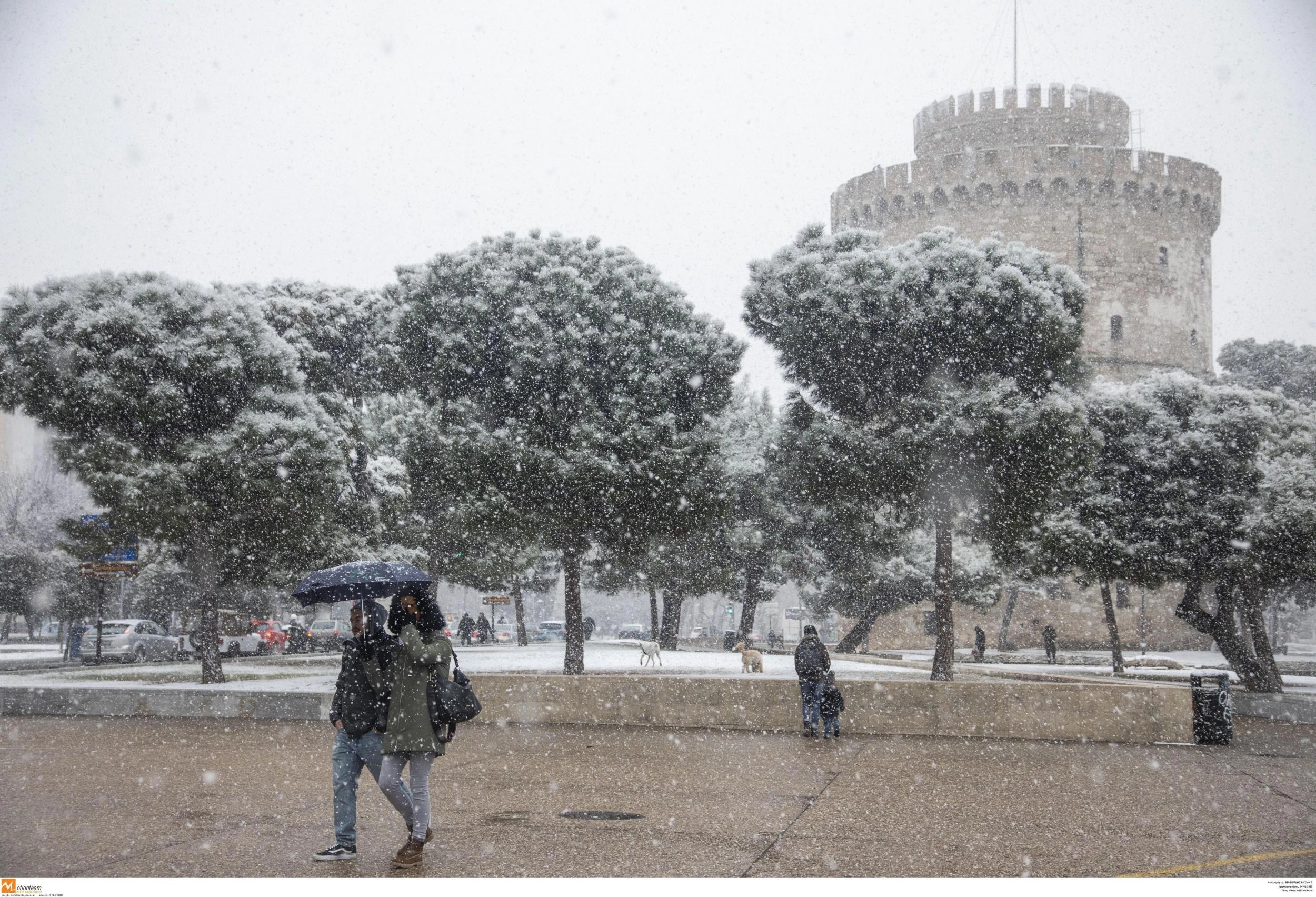 Πιθανή χιονόπτωση και στο κέντρο της Θεσσαλονίκης. Πρόγνωση καιρού 5/2/2020.