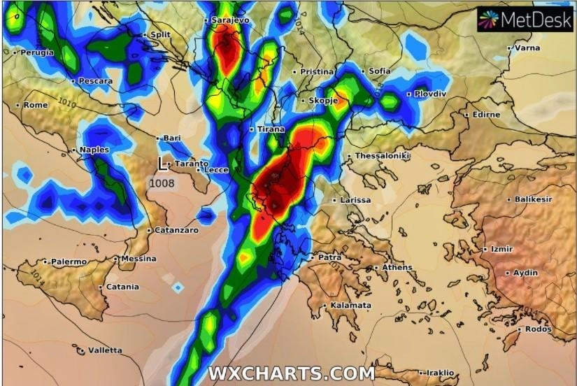 Σοβαρή επιδείνωση του καιρού από τα μέσα της εβδομάδας, κυρίως στα δυτικά.
