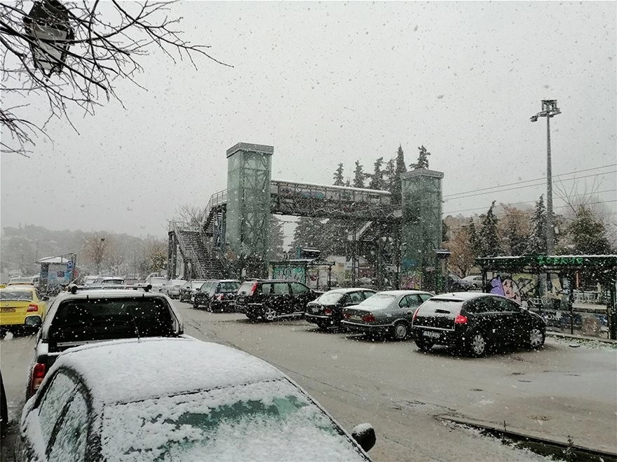 Χιονοπτώσεις τα ξημερώματα στα βόρεια και Ανατολικά του Νομού Αττικής πάνω από τα 300μ.