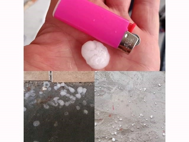 Έντονη χαλαζόπτωση στο Τύρναβο &ndah; Μεγάλες ζημιές στις καλλιέργιες.