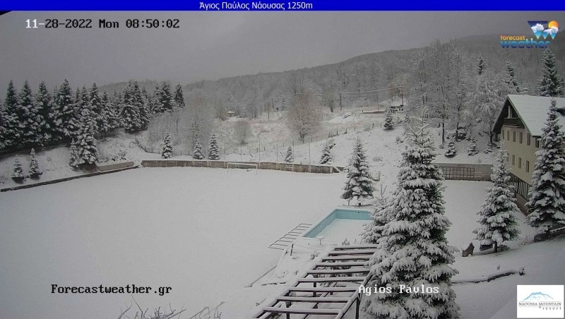 Μαγικές εικόνες από τις κάμερς του ForecatWeather. Δείτε που χιονίζει.