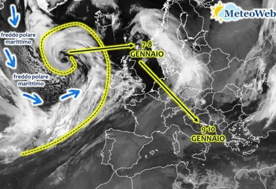 Κυκλώνας Κωνσταντίνος : Επαναφέρει τον χειμώνα στην Ευρώπη - Πόσο θα επηρεάσει την Ελλάδα