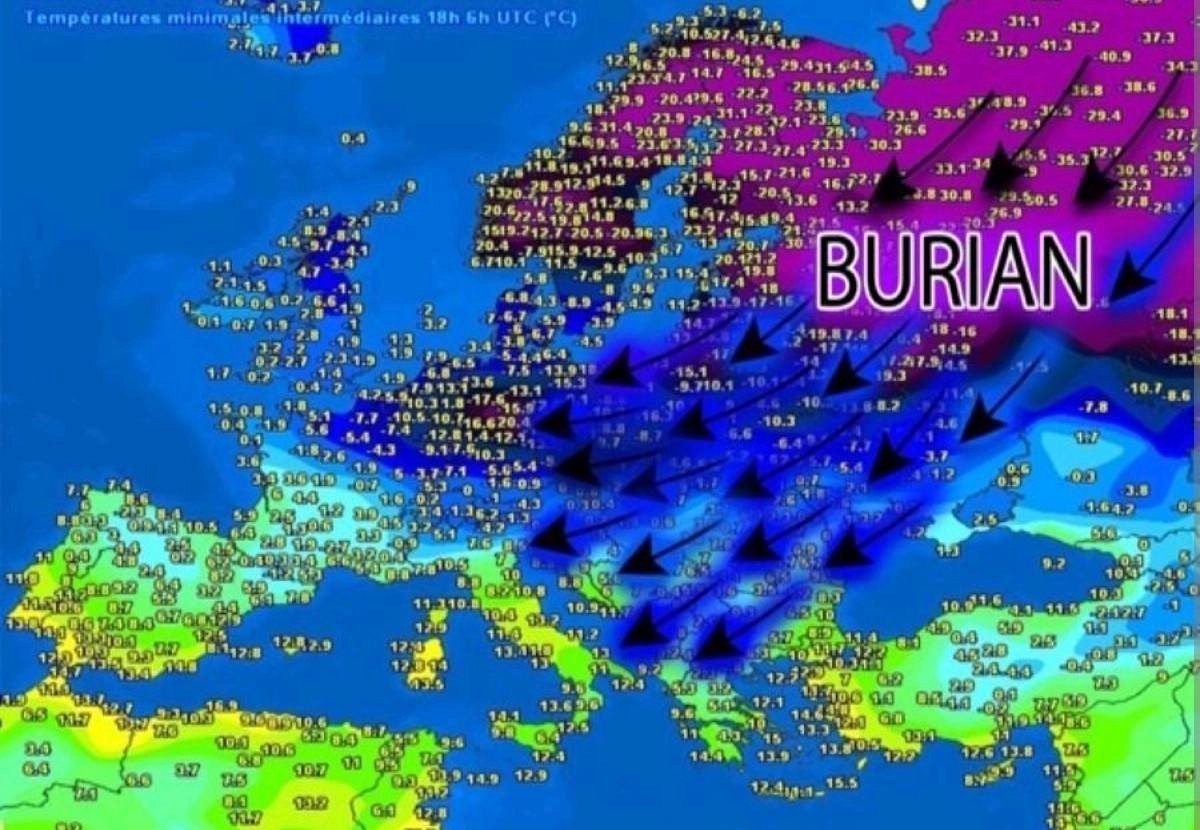 Φαινόμενο Burian : Αυξάνονται οι πιθανότητες να επικρατήσει βαρύς χειμώνας στην Ευρώπη σύμφωνα με τους Ιταλούς μετεωρολόγους