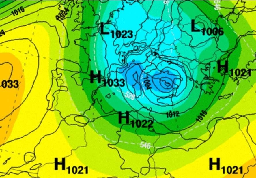 Ιταλοί Μετεωρολόγοι : Η κακοκαιρία Θωρ θα προκαλέσει πολύ ισχυρές βροχές και πυκνές χιονοπτώσεις στην Ιταλία και τα Βαλκάνια