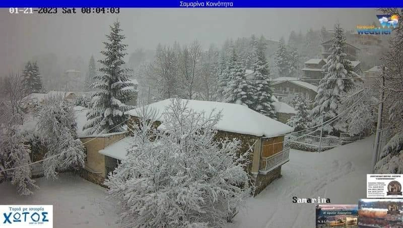 Μαγικές εικόνες από τις κάμερες του ForecatWeather.gr σε Ήπειρο, Δυτική - Κεντρική Μακεδονία και ορεινά Δυτικής Θεσσαλίας