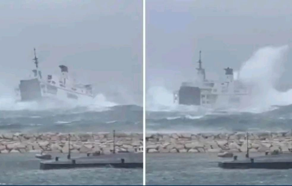 Ιταλία : Σε τραγωδία παραλίγο να εξελιχθεί το ταξίδι ενός πλοίου που απέπλευσε παρά τους θυελλώδεις ανέμους (video)