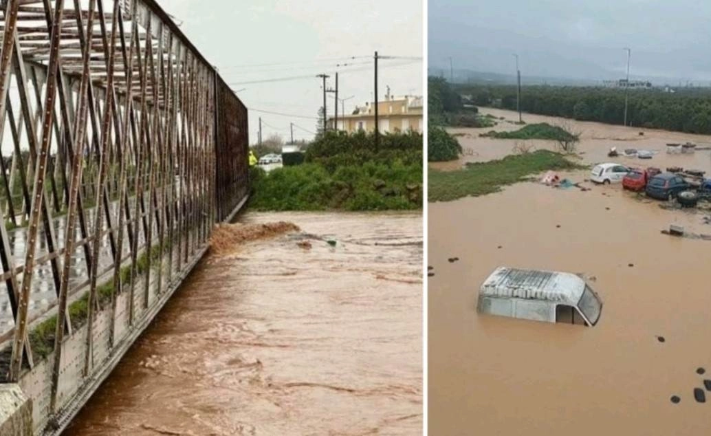 Χάος από την κακοκαιρία στην Λακωνία : Πλημμύρες, αδιάβατοι δρόμοι και μεγάλες ζημιές στον δήμο Ευρώτα (video)