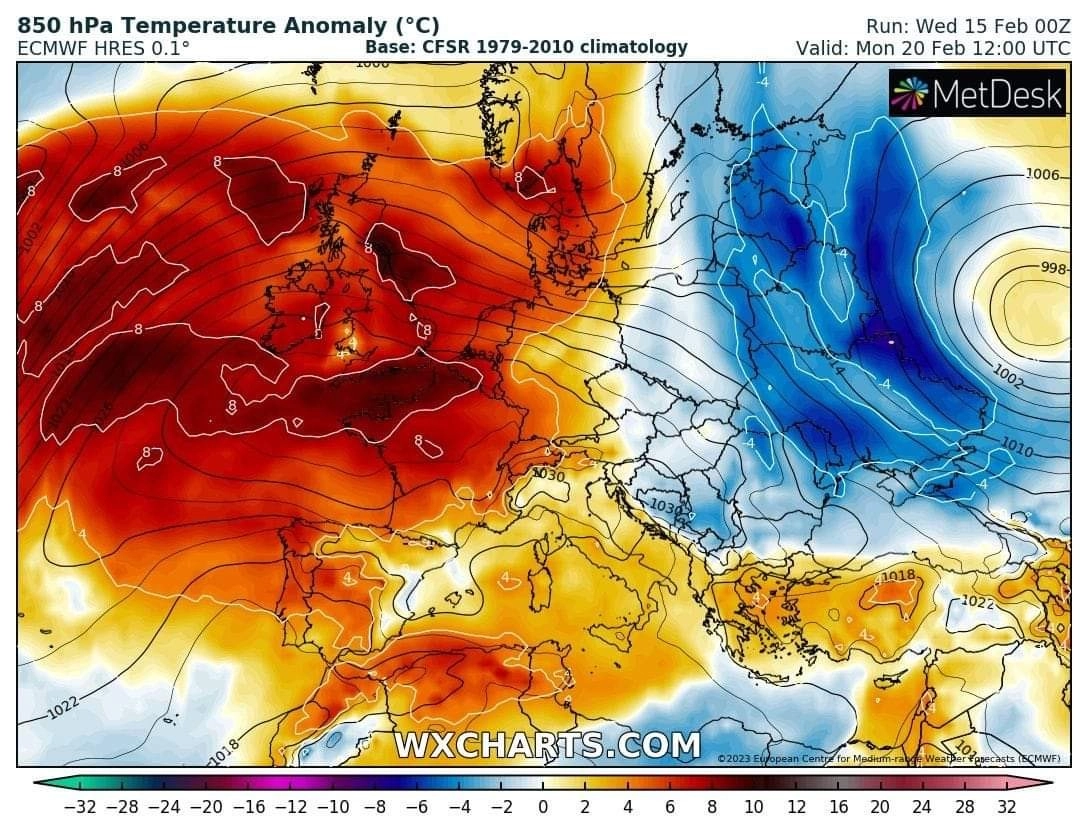 Πρόγνωση καιρού εβδομάδας : Ηλιοφάνεια και σημαντική άνοδος της θερμοκρασίας το Σαββατοκύριακο