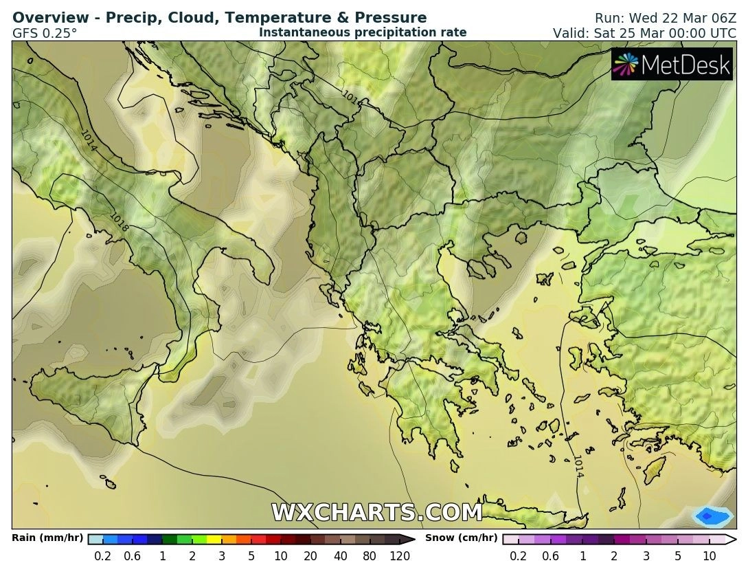 Πρόγνωση καιρού εβδομάδας : Έντονη ηλιοφάνεια και σταδιακή άνοδος της θερμοκρασίας μέχρι το Σαββατοκύριακο