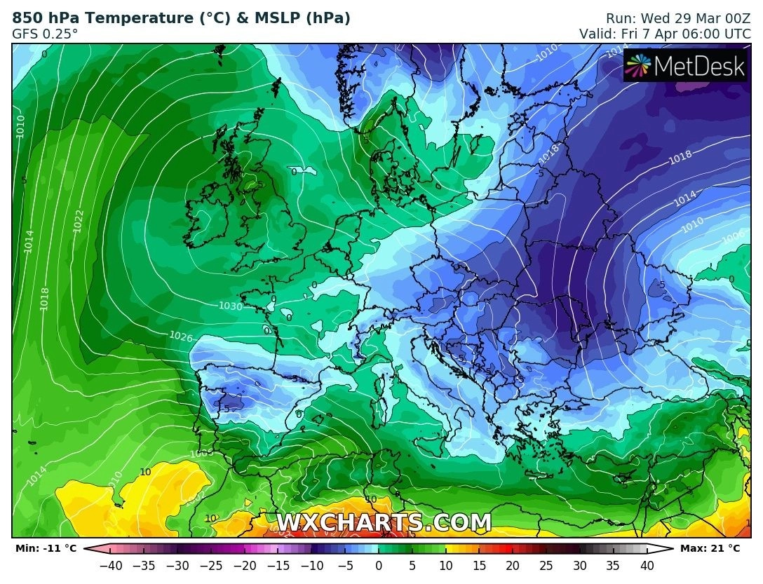 Μεσοπρόθεσμη Απρίλιος 2023 : Με χειμωνιάτικες διαθέσεις και με πολλές βροχές - Πρώτη εκτίμηση για τον καιρό το Πάσχα