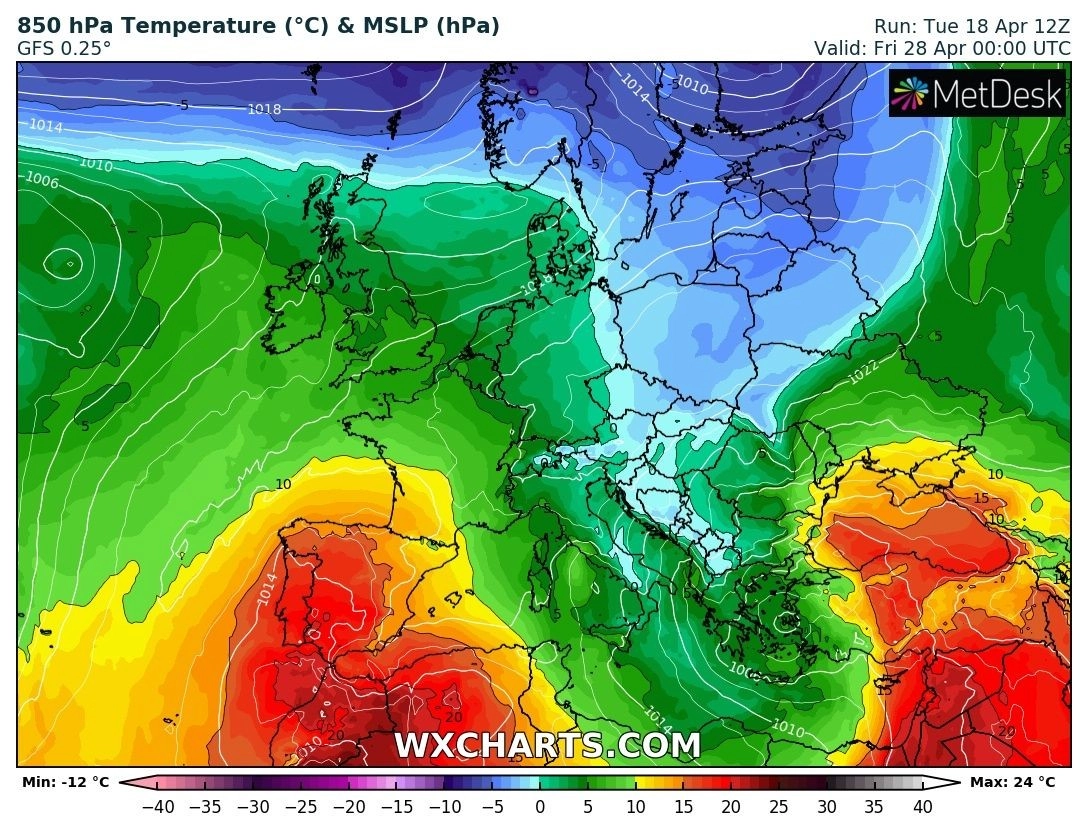 Μεσοπρόθεσμη Απρίλιος 2023 : Έντονη ατμοσφαιρική αστάθεια και σκαμπανεβάσματα στην θερμοκρασία έως τα τέλη του μήνα