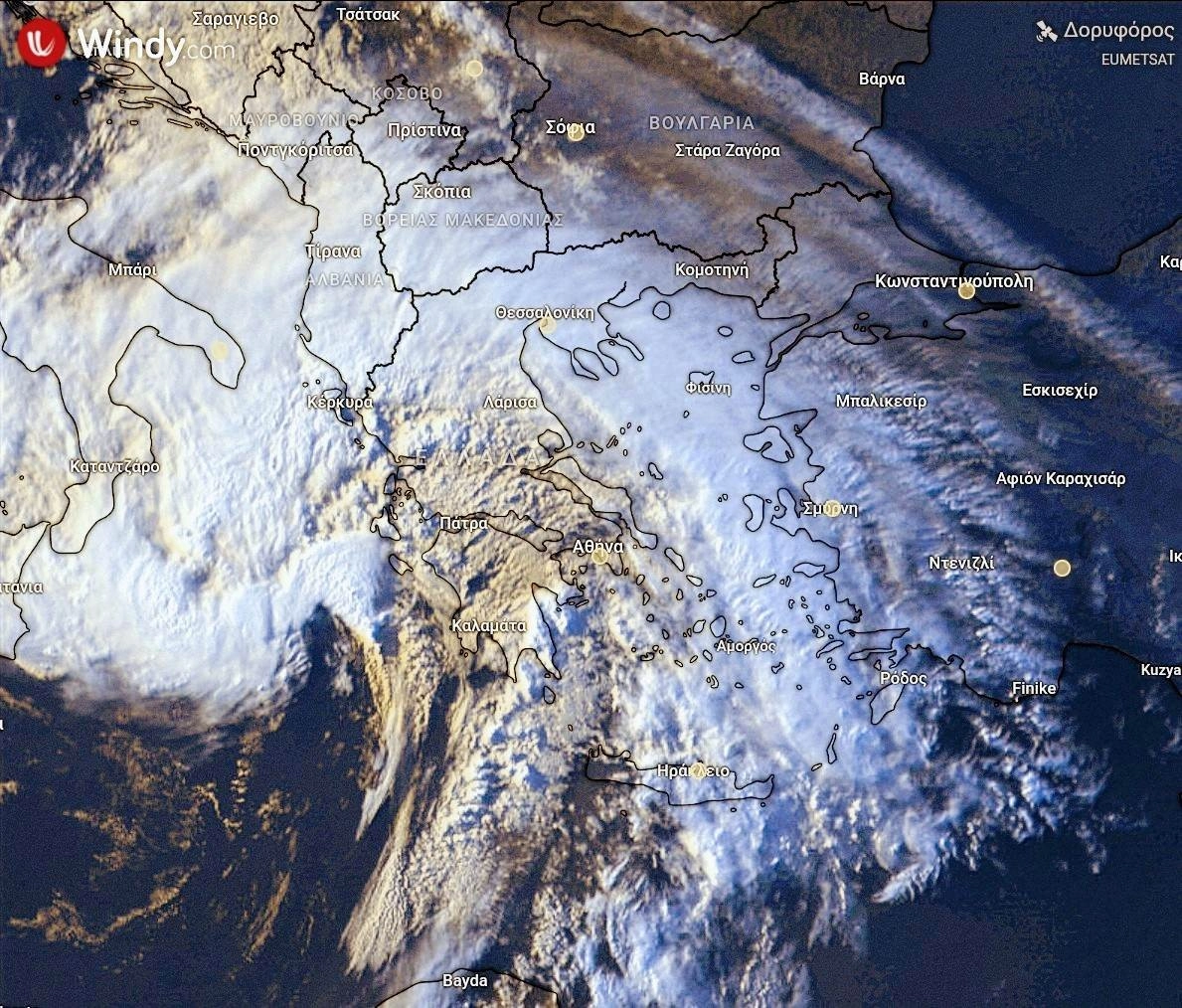 Ιταλία : Καταρρακτώδεις βροχές στην Σικελία - Έως 360 χιλιοστά βροχής μέσα σε ώρες - Επιδείνωση του καιρού τις επόμενες ώρες στην χώρα μας