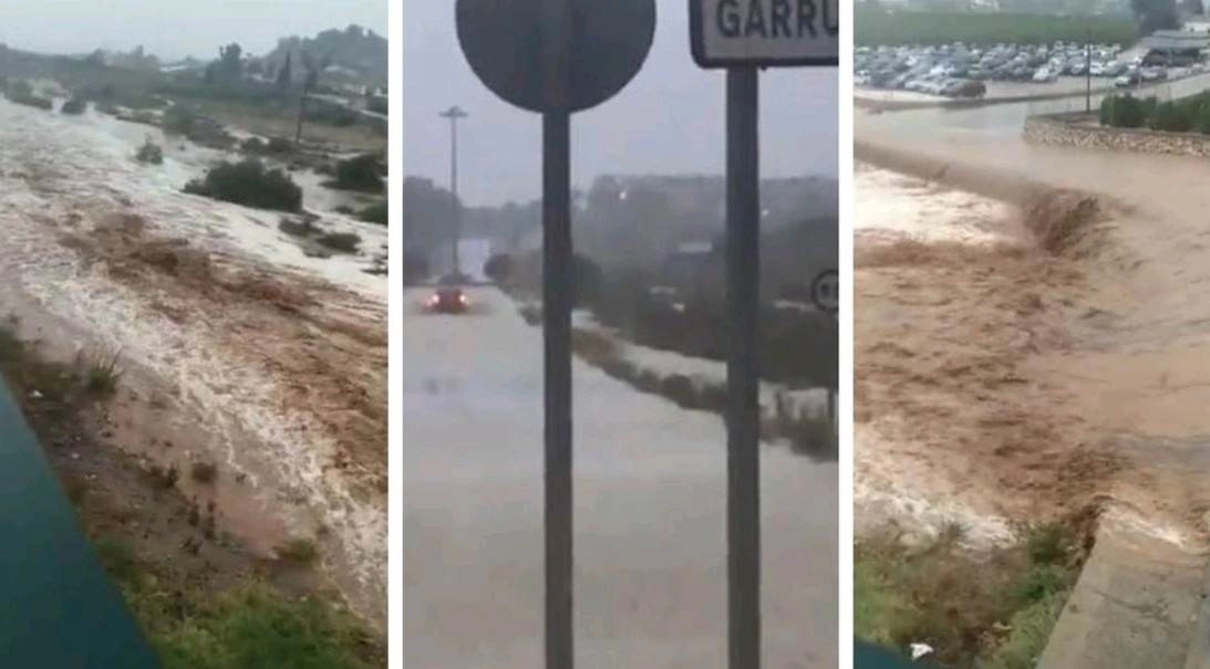 Καταρρακτώδεις βροχές στην Νοτιοανατολική Ισπανία : Σοβαρές πλημμύρες και ζημιές στην Μούρθια, την Αλμέρια και το Αλικάντε