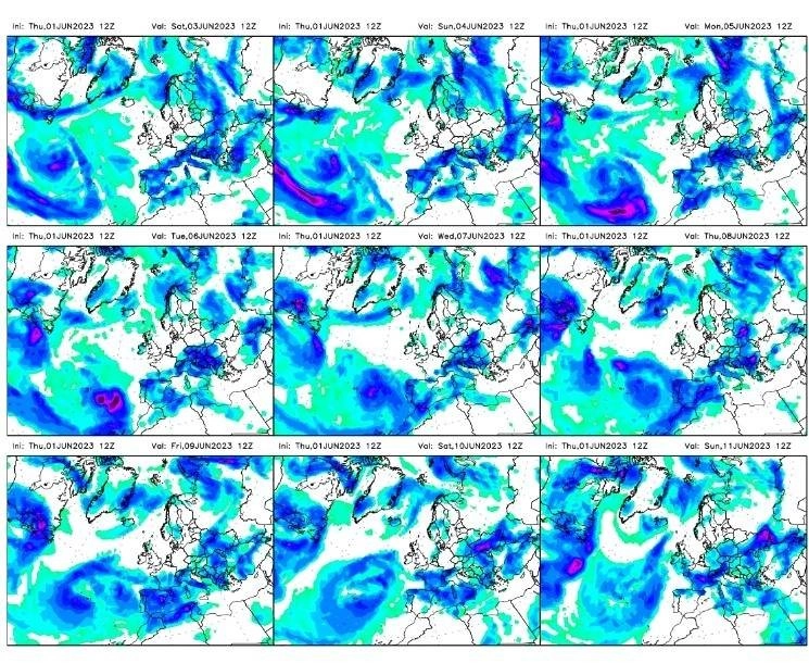 Ιταλοί μετεωρολόγοι : Το καλοκαίρι αγνοείται - Εμμονή των ισχυρών βροχών και των καταιγίδων σε ολόκληρη την Μεσόγειο τον Ιούνιο