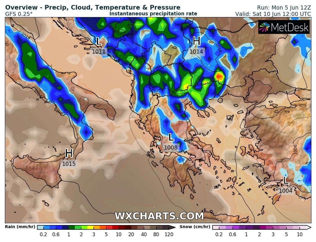 Πρόγνωση καιρού εβδομάδας : Αστάθεια τις θερμές ώρες στα κεντρικά και βόρεια ορεινά - Ηλιοφάνεια στην υπόλοιπη χώρα