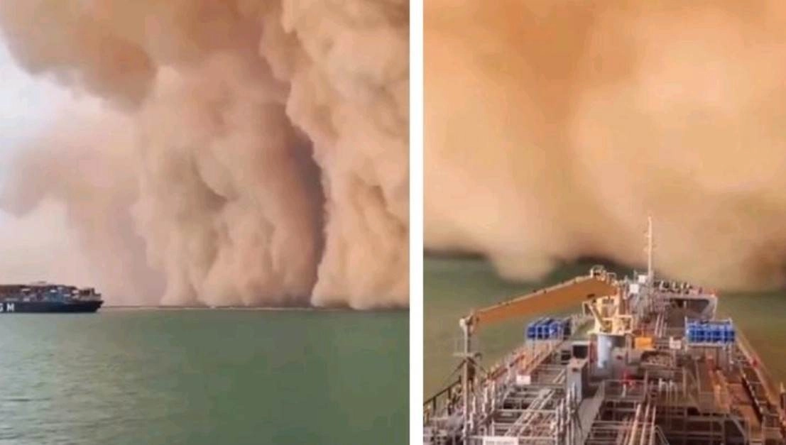 Αίγυπτος : Τεράστια αμμοθύελλα έπληξε την Διώρυγα του Σουέζ με έναν νεκρό και 5 τραυματίες (εντυπωσιακό video)