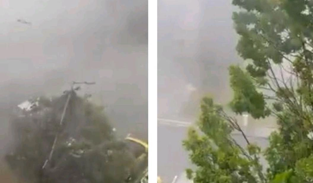 Γερμανία : Ανεμοστρόβιλος προκάλεσε χθες την νύχτα αρκετές ζημιές στο Ρούσελσχαϊμ - Προειδοποίηση για πολύ ισχυρά φαινόμενα αύριο