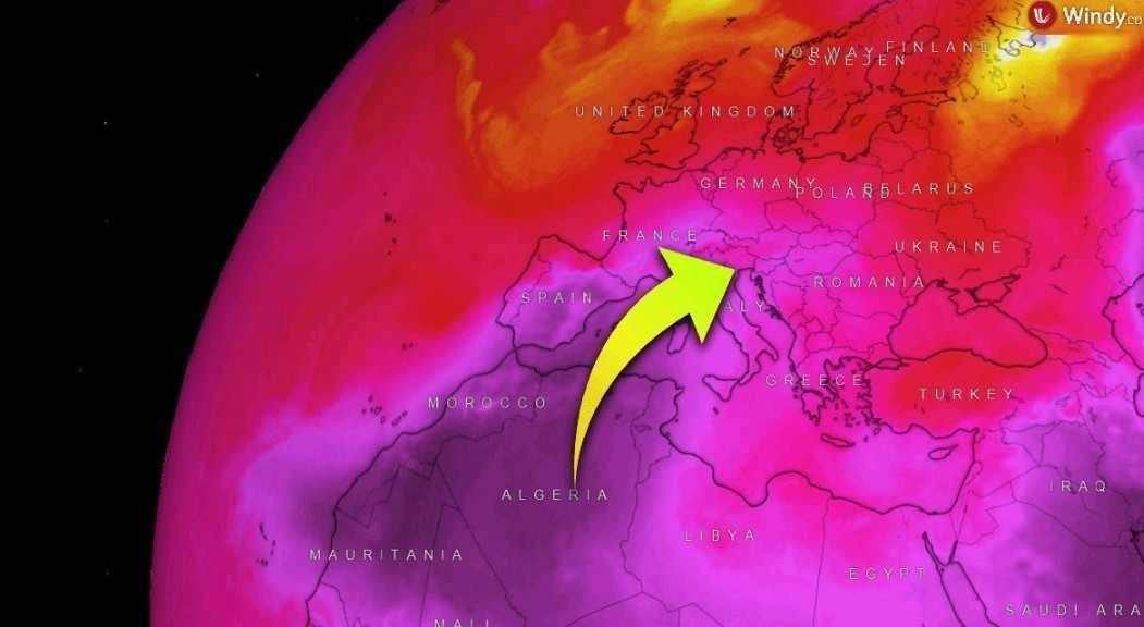 Severe Weather Europe : Πρώτος ισχυρός καύσωνας διαρκείας στην Μεσόγειο με θερμοκρασίες άνω των 45 βαθμών κελσίου
