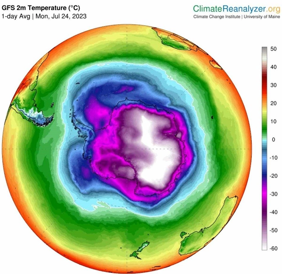 Ανταρκτική : Καταγράφηκε η χαμηλότερη θερμοκρασία στην Γη από το 2017 με τον υδράργυρο να πέφτει στους -83,2 βαθμούς κελσίου