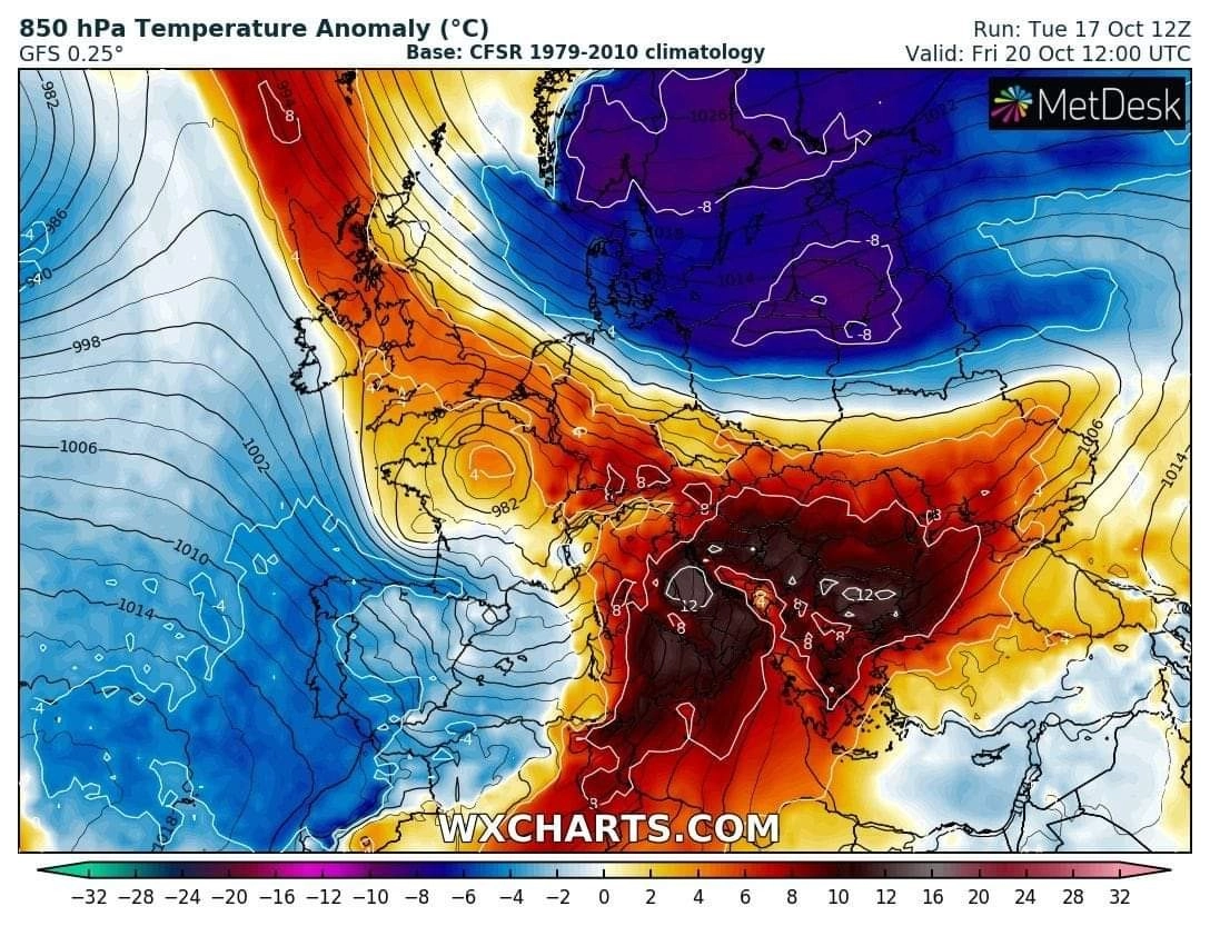 Πρόγνωση καιρού εβδομάδας : Καλές καιρικές συνθήκες - Στροφή των ανέμων σε νοτιοανατολικούς - Άνοδος της θερμοκρασίας
