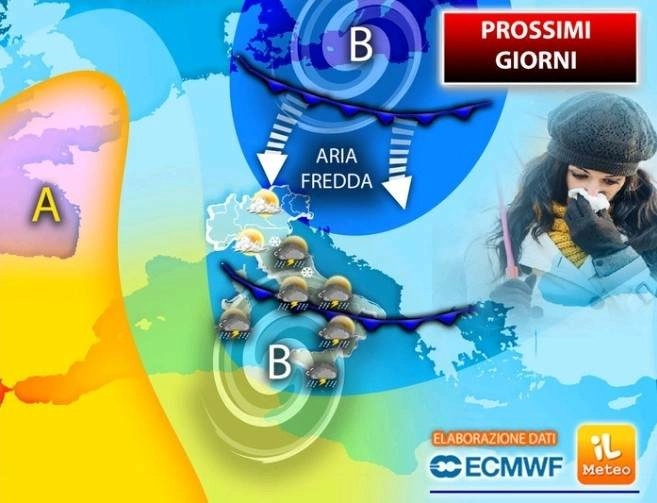 Ιταλοί μετεωρολόγοι : Βαρομετρικό θα εξελιχθεί σε μεσογειακό κυκλώνα πλήττοντας με σφοδρότητα την Νότια Ιταλία αυτή την εβδομάδα