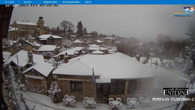 ΔΕΙΤΕ που χιονίζει Live σε Πισοδέρι - Νυμφαίο Φλώρινας - Χ.Κ Βασιλίτσας