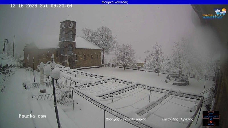 Δείτε Ζωντανή εικόνα από τις Χιονισμένες κάμερες του Forecatweather.gr