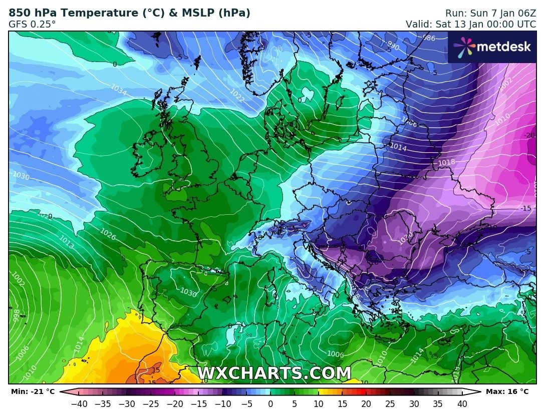 Ψύχος και ραγδαία πτώση της θερμορκασίας την νέα εβδομάδα στην χώρα μας