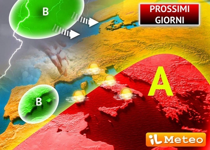 Ιταλοί Μετεωρολόγοι: Υψηλές θερμοκρασίες στην Νότια Ευρώπη τις επόμενες μέρες και τοπικά ισχυρές καταιγίδες.