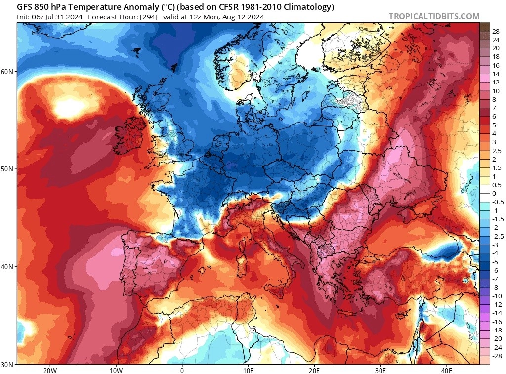 Μακροπρόθεσμη εκτίμηση για τον μήνα Αύγουστο.