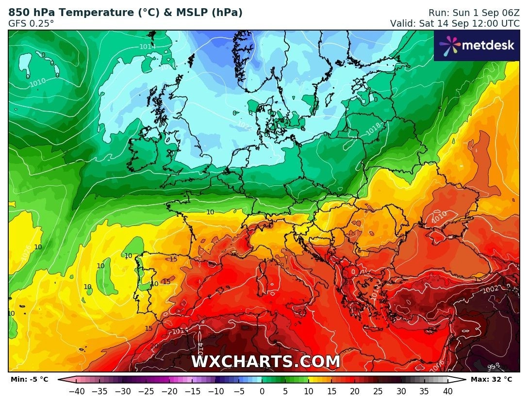 Μακροπρόθεσμη εκτίμηση για τον Σεμπτέβριο στην χώρα μας.