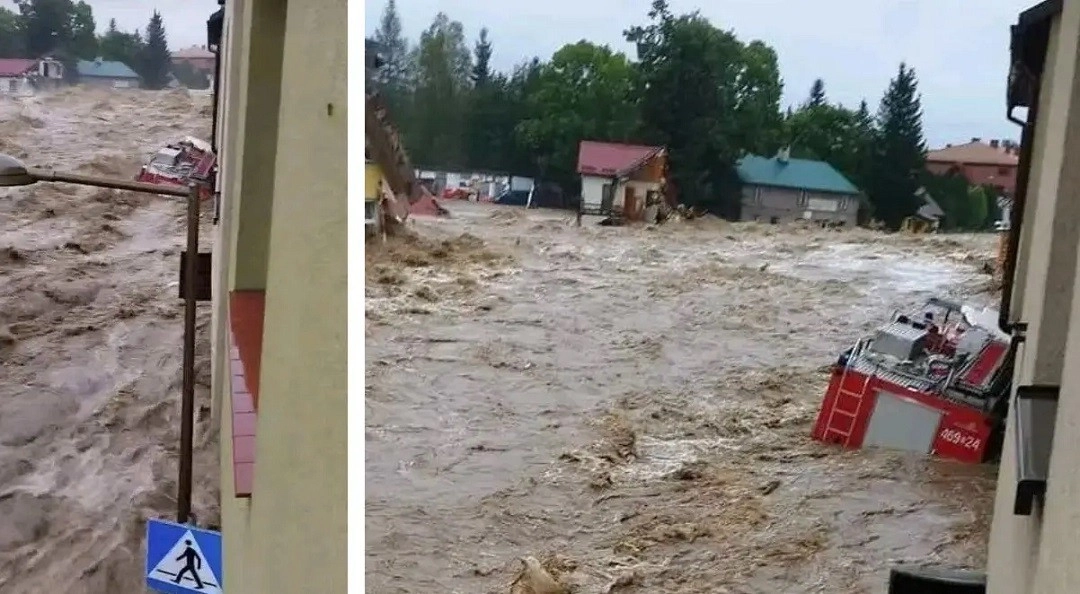 Κακοκαιρία: Σπάει το φράγμα στην Πολωνία: καταστροφική πλημμύρα στο Stronie Śląkie | ΦΩΤΟΓΡΑΦΙΕΣ
