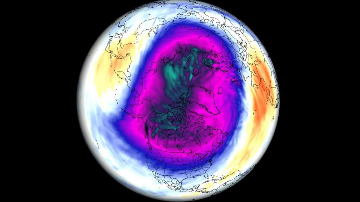 Νέα πολική δίνη σχηματίζεται στην Στρατόσφαιρα πάνω από τον Βόρειο Πόλο και θα έχει τον αντίκτυπό στον χειμώνα του  2024/2025