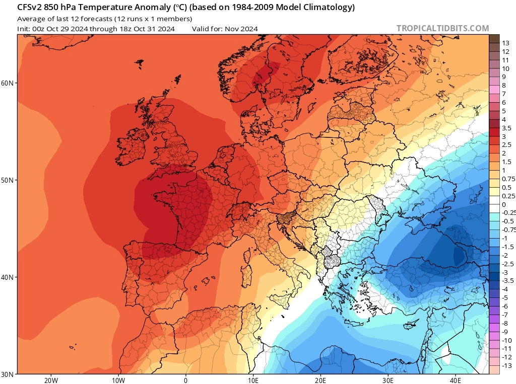 Μεσοπρόθεσμη Εκτίμηση Νοεμβρίου: Συνεχίζεται η έλλειψη βροχοπτώσεων στη χώρα...