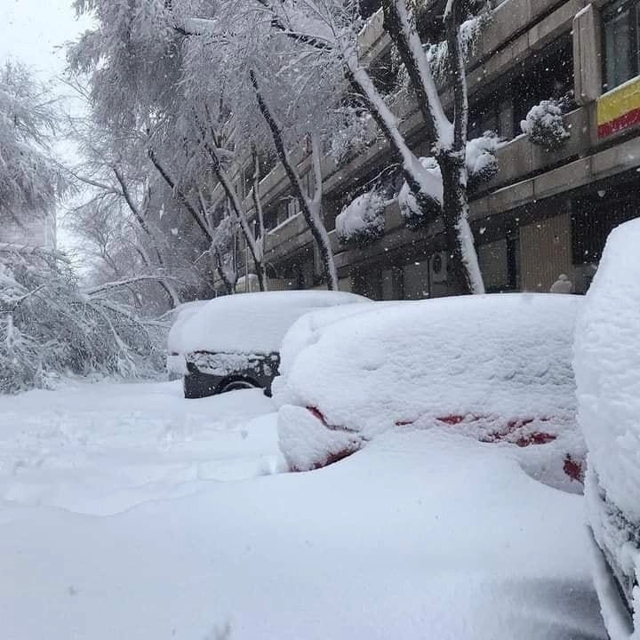 Η ιστορικότερη χιονόπτωση των τελευταίων 50 ετών στην Μαδρίτη.