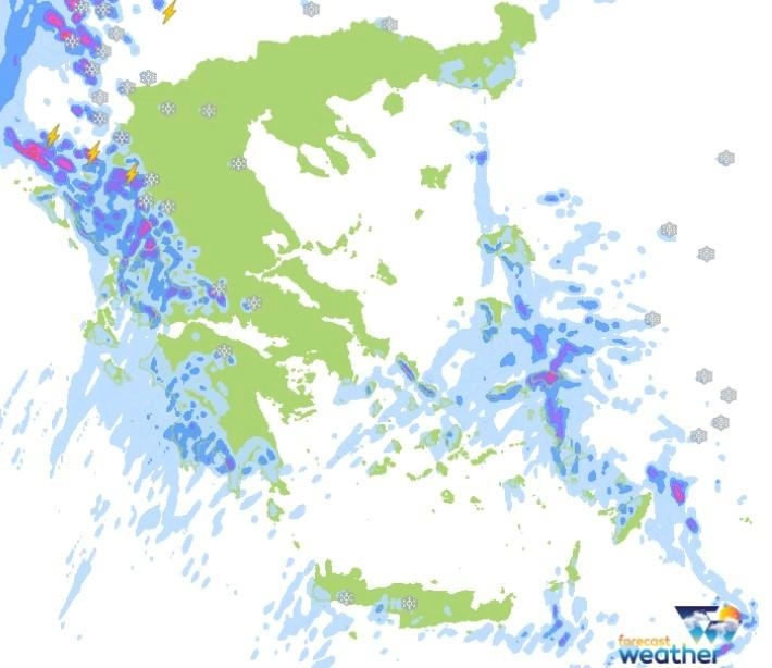 Σε τροχιά διαδοχικών κυμάτων κακοκαιρίας από τα Δυτικά