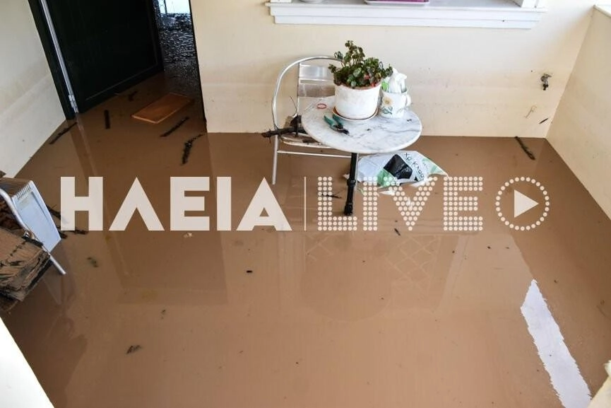 Εικόνες καταστροφής στον Κακόβατο Ζαχάρως.