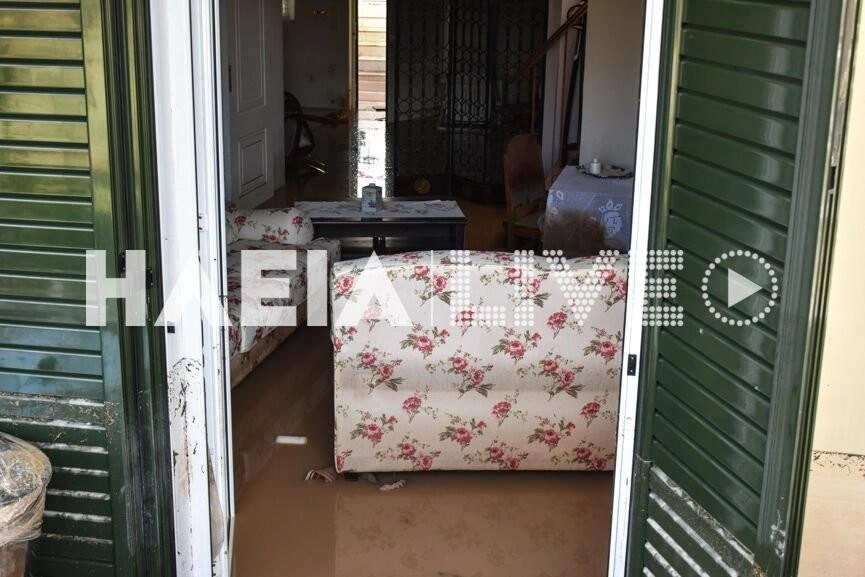 Εικόνες καταστροφής στον Κακόβατο Ζαχάρως.