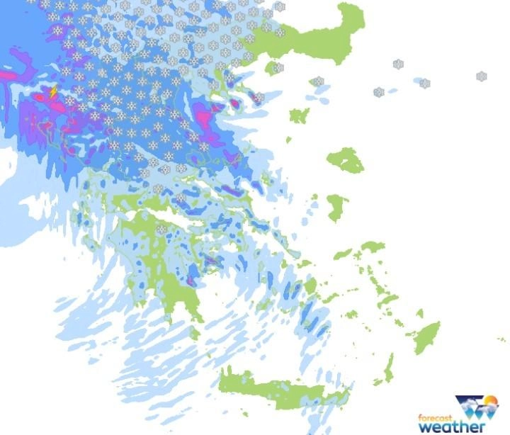 Βροχοπτώσεις στην Αττική αύριο Σάββατο