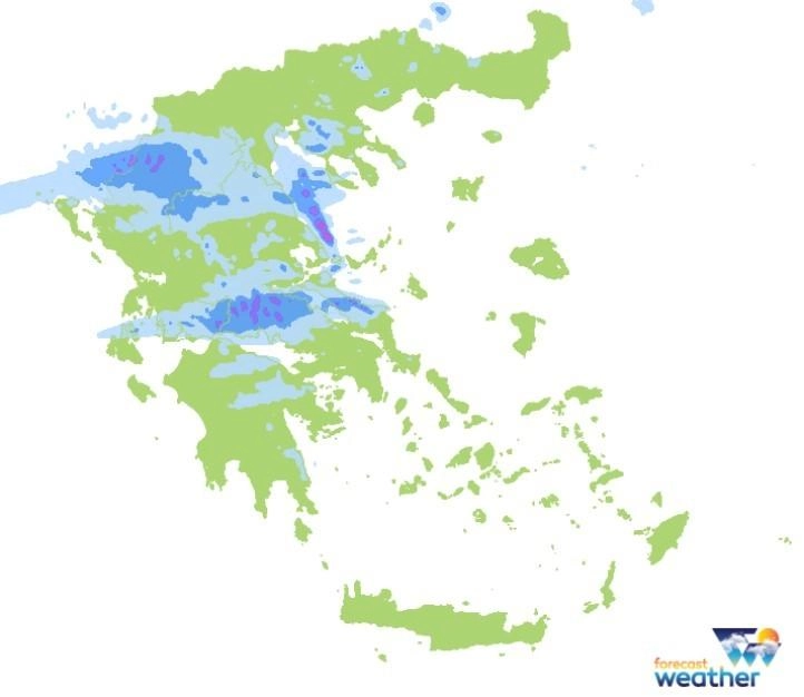 Βροχοπτώσεις στα δυτικά κεντρικά και βόρεια για αύριο Παρασκευή