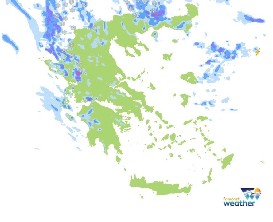 Άστατος καιρός με τοπικές μπόρες / Τρίτη 20-04-21