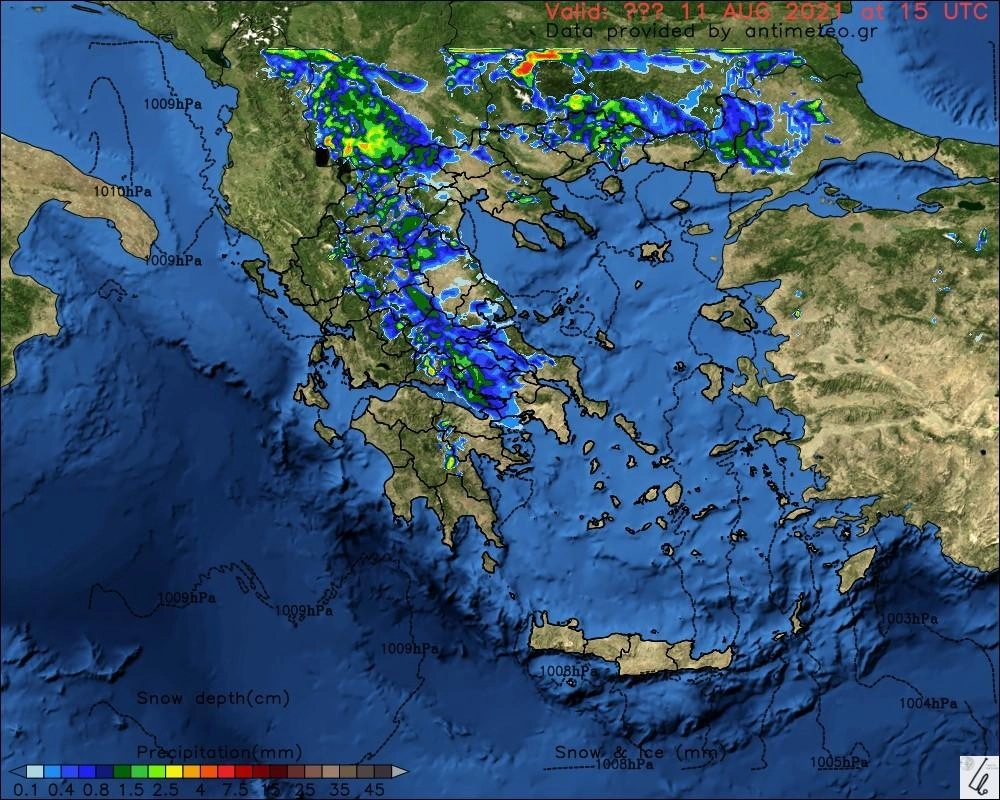 Τοπικές μπόρες και σποραδικές καταιγίδες για αύριο