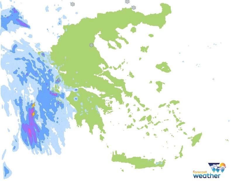 Βροχοπτώσεις στα δυτικά και νεφελώδης τοπικά στα υπόλοιπα για αύριο Πέμπτη.