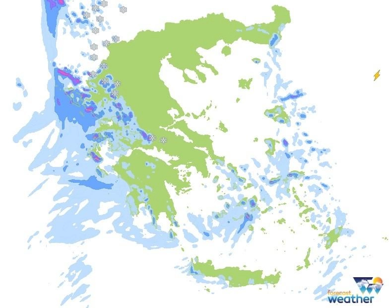 Εκ νέου σποραδικές βροχές στα δυτικά αύριο Πέμπτη 02-12-21
